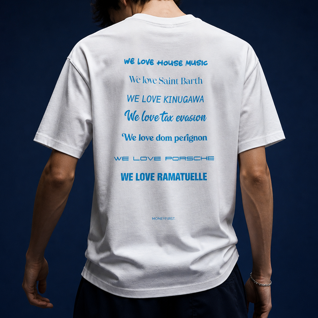 T-shirt - We love - Oversize