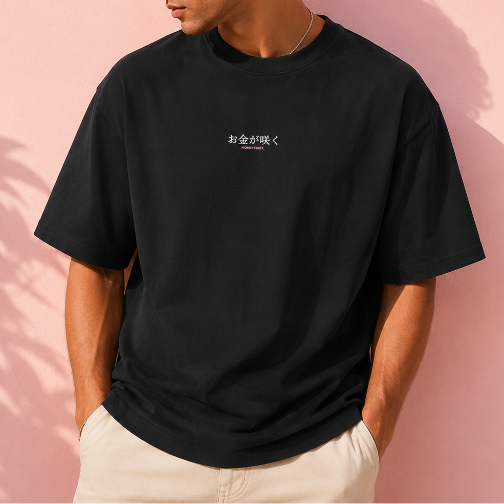 T-shirt - Blooms - Oversize